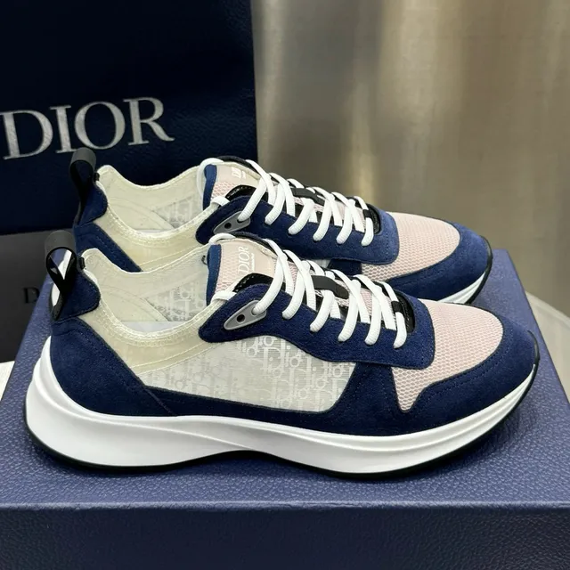 Dior B22 Sneaker Navy Beige