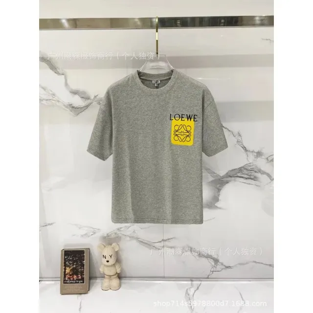 Loewe Logo Patch T-Shirt Yellow Patch
