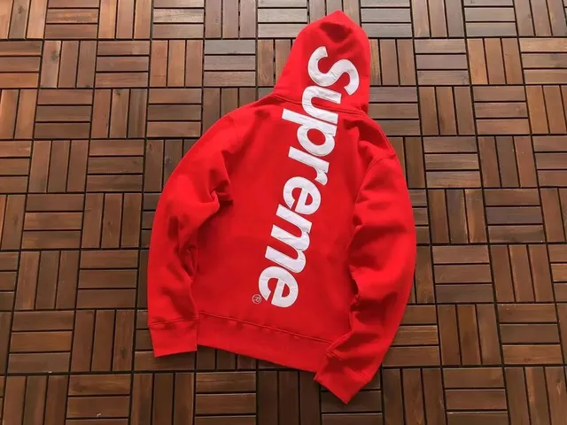 Supreme Box Logo Hoodie Red/White