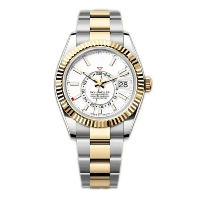 Rolex Sky-Dweller White Dial Two-Tone