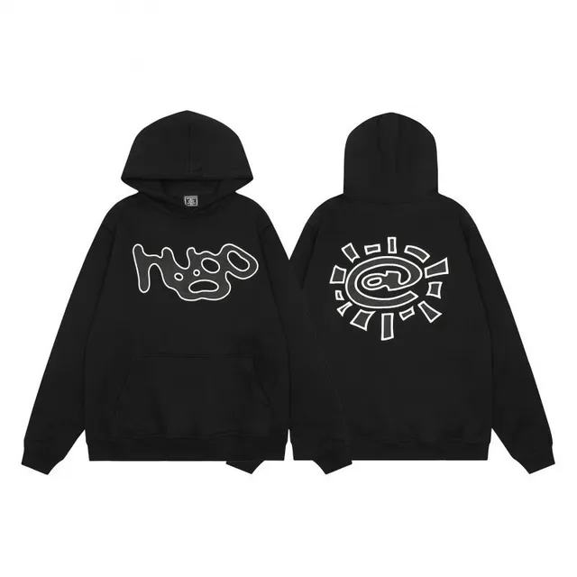 Hugo Boss Hooded Sweatshirt White Outline Logo