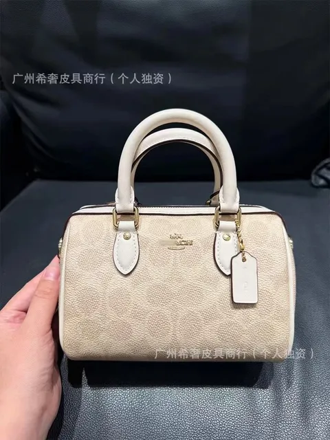 Coach Mini Bowery Signature Leather