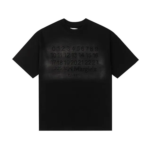 Maison Margiela Numbered Logo Tee Embossed Numbers