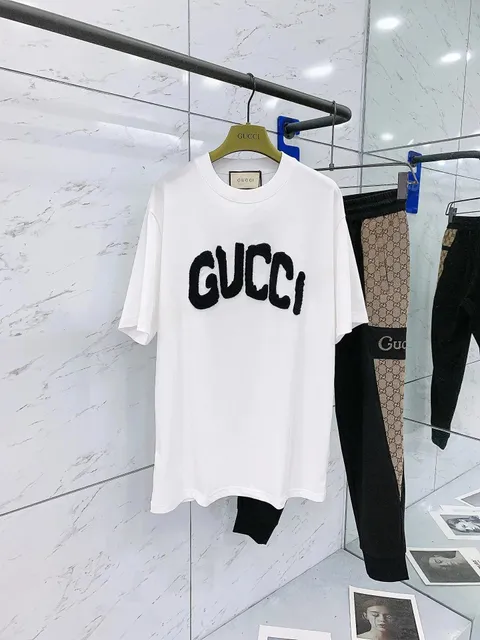 Gucci Logo T-Shirt Embroidered GG