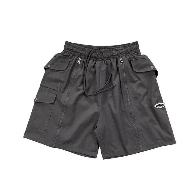 Cargo Shorts Zippered Pocket