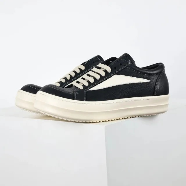 Rick Owens Geobasket Black/White