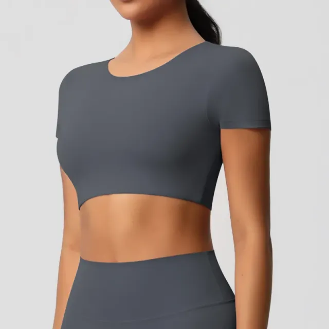 7105 short sleeves-graphite gray