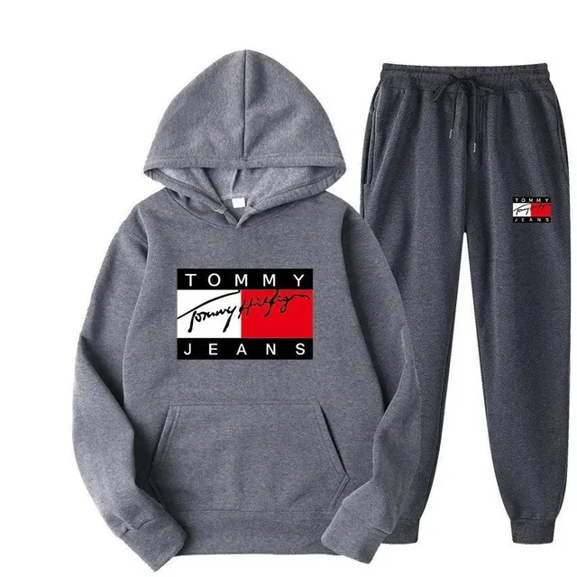 Tommy Hilfiger Hoodie and Joggers Set Signature Logo