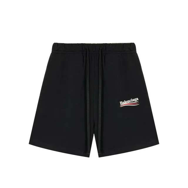 Balenciaga Logo Shorts Black