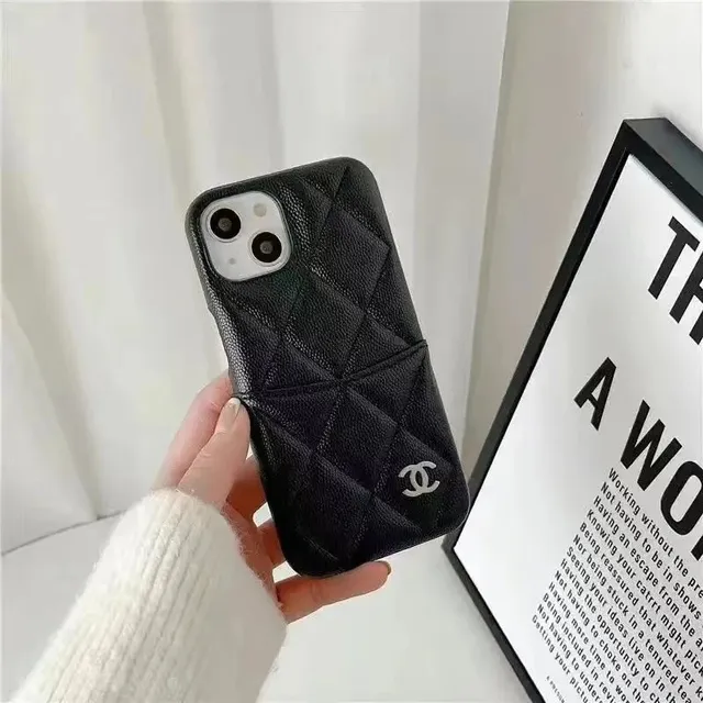 Chanel Phone Case Quilted Leather