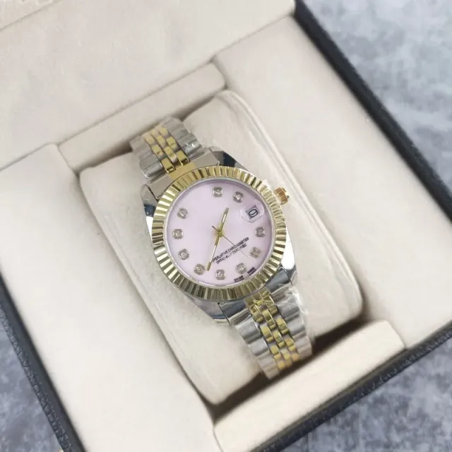 Rolex Datejust Pink Mother-of-Pearl Dial with Diamond Hour Markers