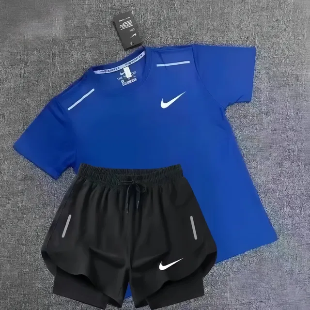 Nike Dri-FIT Set Blue and Black
