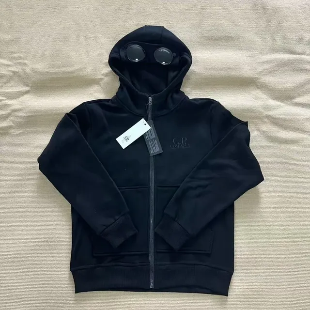 C.P. Company Goggle Hoodie Black