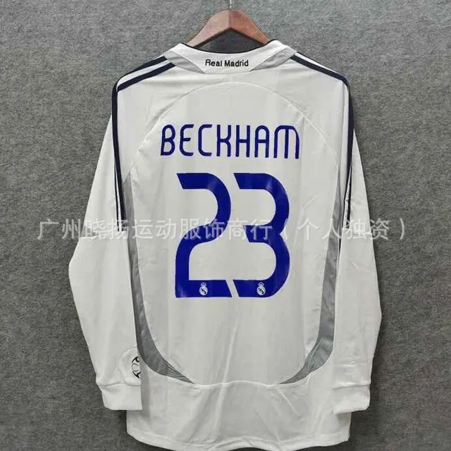 0607 Real Madrid home long sleeved size 23+Champions League armband