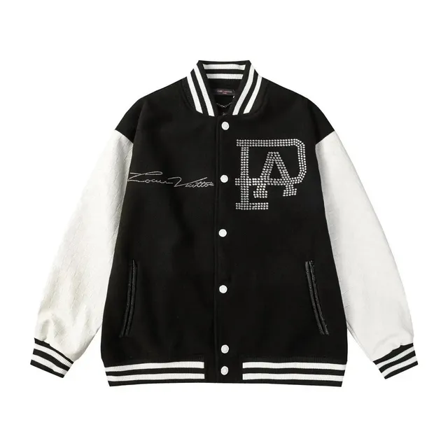 Louis Vuitton Varsity Jacket Crystal-Embellished