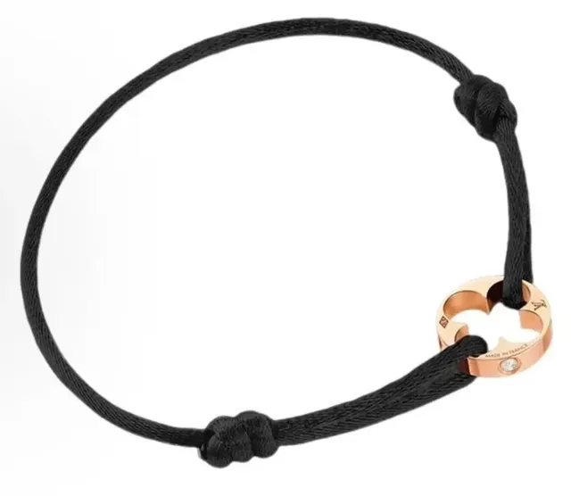 Louis Vuitton Chain Bracelet Rose Gold with Diamond