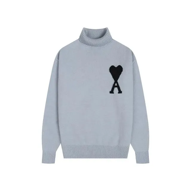 Amiri Turtleneck Sweater Heart Logo