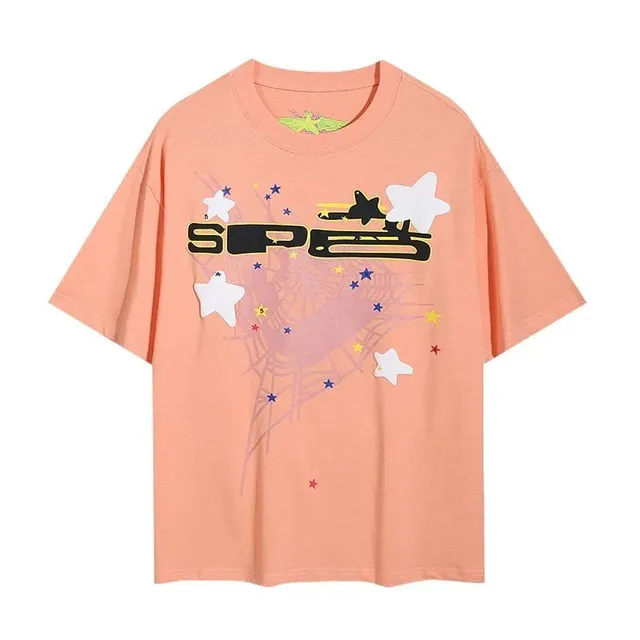 Sp5der Graphic Tee Star Print