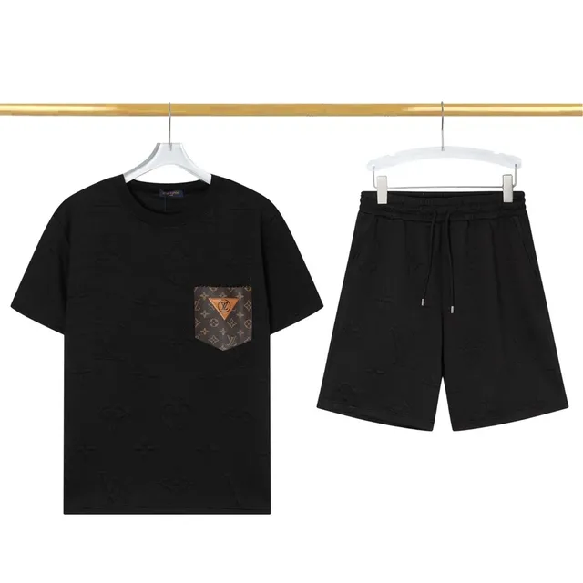Louis Vuitton Monogram Jacquard Set Black with Brown Monogram Pocket