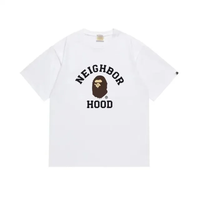 BAPE × Neighborhood Graphic T-Shirt Neighbor Hood