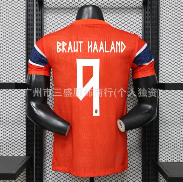 Nike Netherlands National Team Jersey Haaland #9