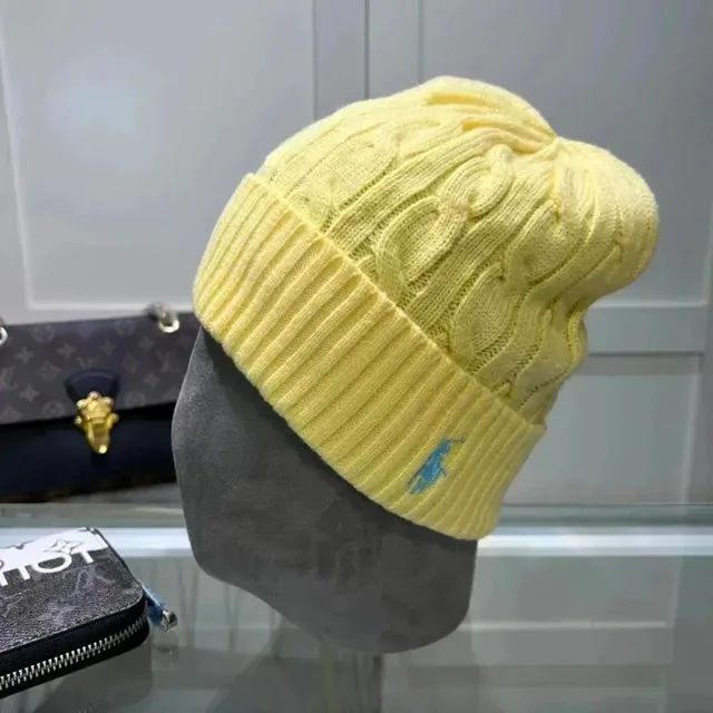 Polo Ralph Lauren Cable Knit Beanie Polo Pony Embroidery
