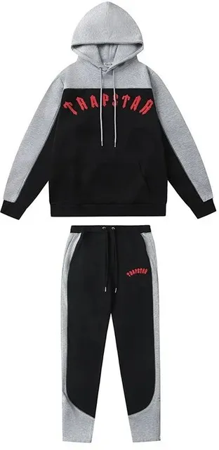 Trapstar Hoodie and Joggers Set Block Logo