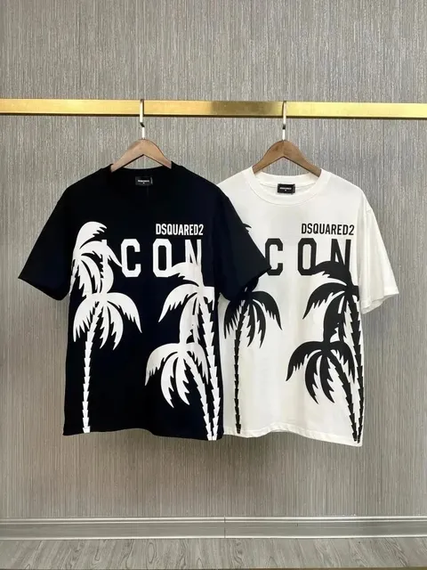 Dsquared2 Palm Tree Tee Palm Print