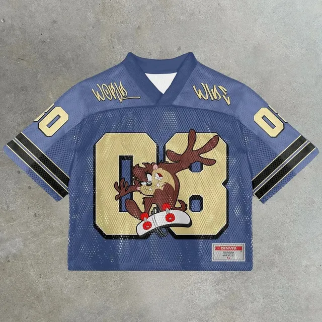 Mesh Football Jersey Taz the Tasmanian Devil