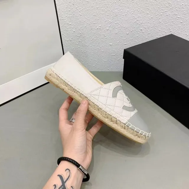 Chanel Espadrille Loafer Quilted CC Logo