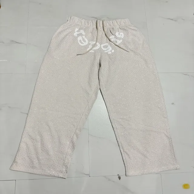 Sweatpants Perforated Logo Print