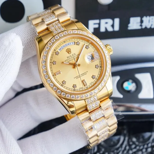 Rolex Day-Date Diamond Bezel and Bracelet