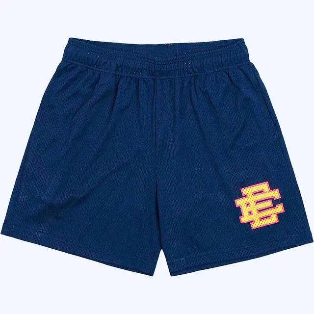 Eric Emanuel Mesh Shorts Logo Embroidered