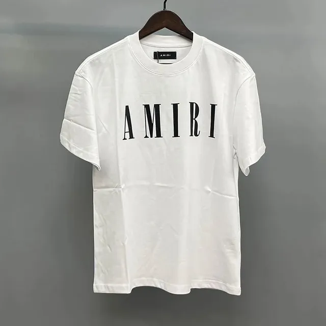 Amiri Logo Tee Black Logo