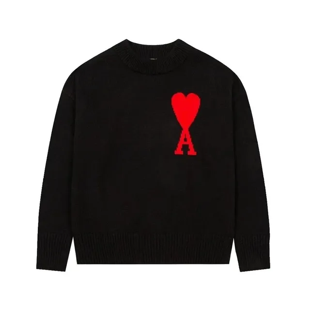 AMI Paris Knit Sweater Heart A Logo