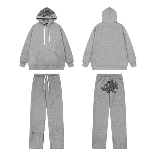 Fear of God Essentials Hoodie and Joggers Set Graffiti Logo