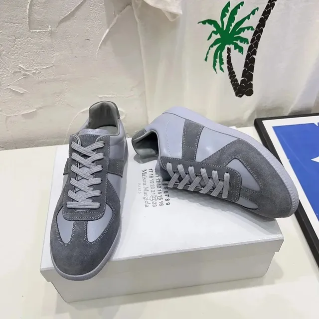 Maison Margiela Future Sneaker Grey Suede and Leather