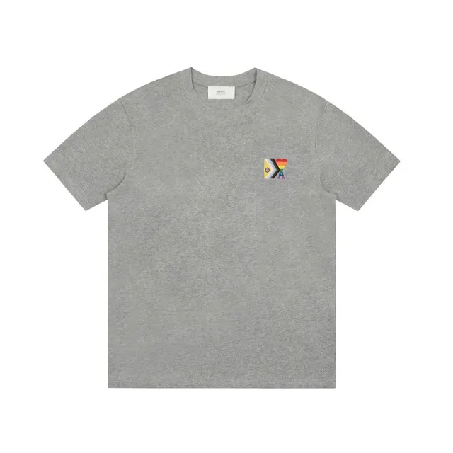 Amiri T-Shirt Rainbow Logo Patch