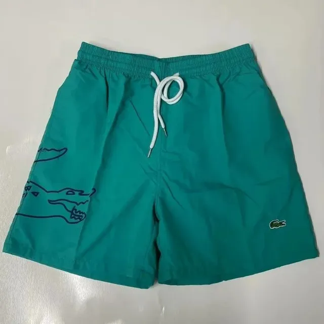 Lacoste Swim Shorts Crocodile Outline Print