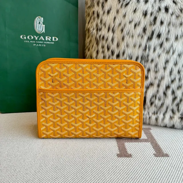 Goyard Saint Louis Pouch Goyardine Canvas