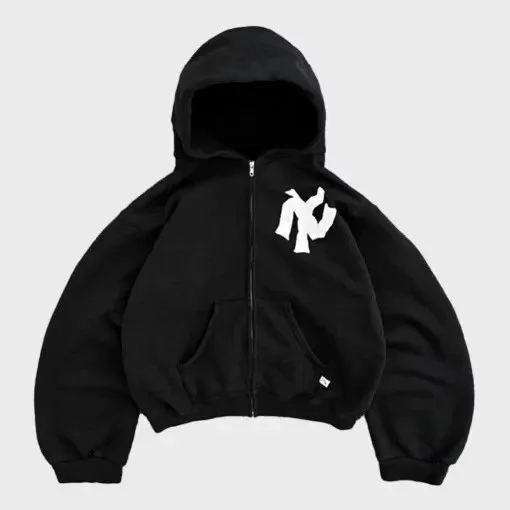 MLB Zip-Up Hoodie NY Yankees Logo