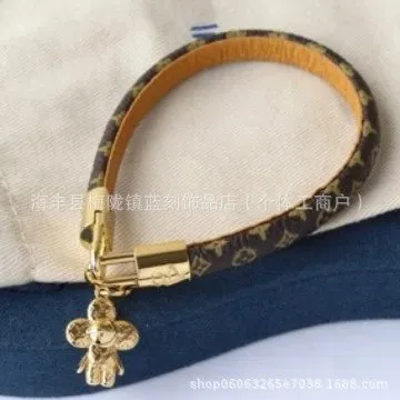 Louis Vuitton Monogram Bracelet Angel Charm
