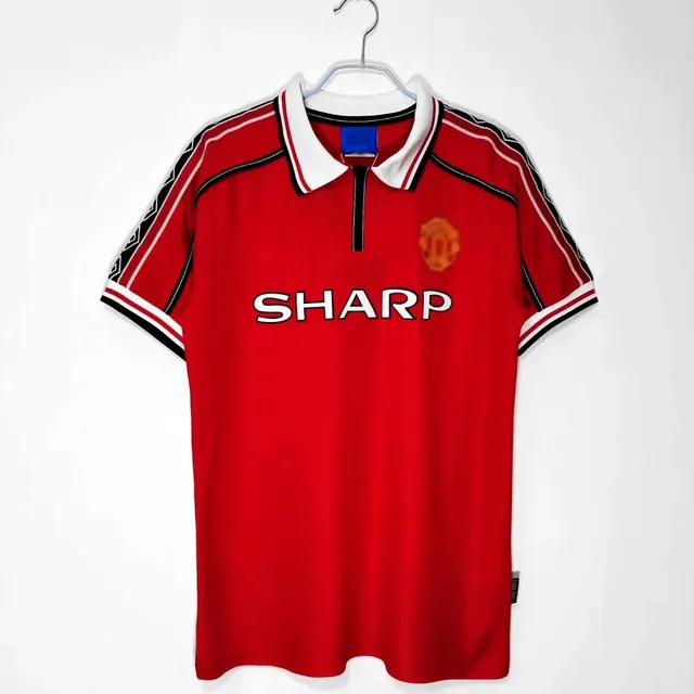 Adidas Manchester United Home Shirt Sharp Sponsor 1996-97