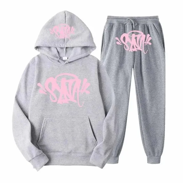 Syna World Hoodie and Joggers Set Graffiti Logo