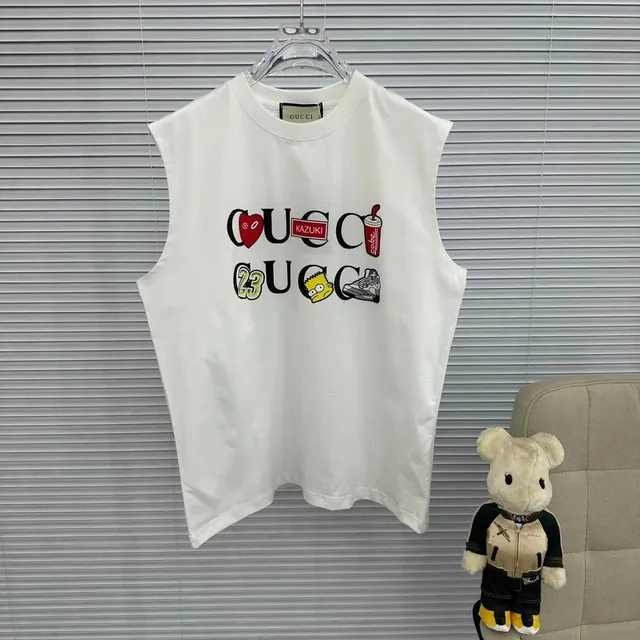Gucci Sleeveless Tee Kazuki x Simpsons Print