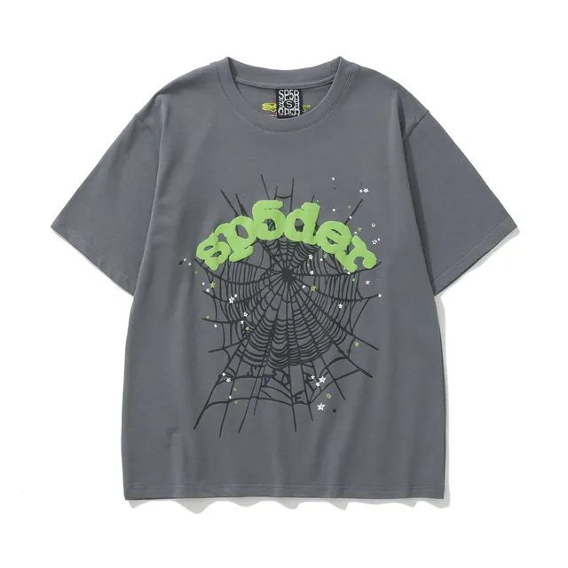 Sp5der Graphic Tee Spider Web Print