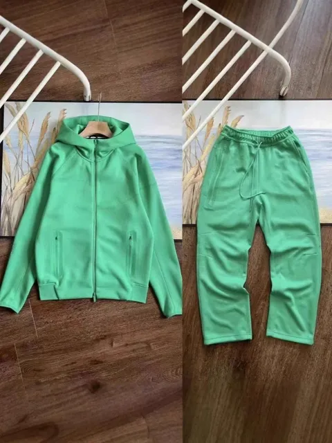 Nike Tech Fleece Hoodie and Joggers Mint Green