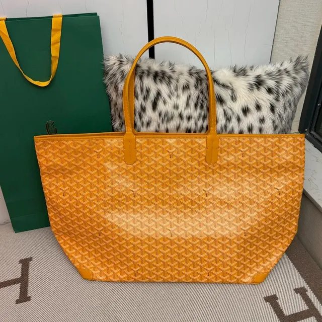 Goyard Saint Louis Tote Goyardine Canvas