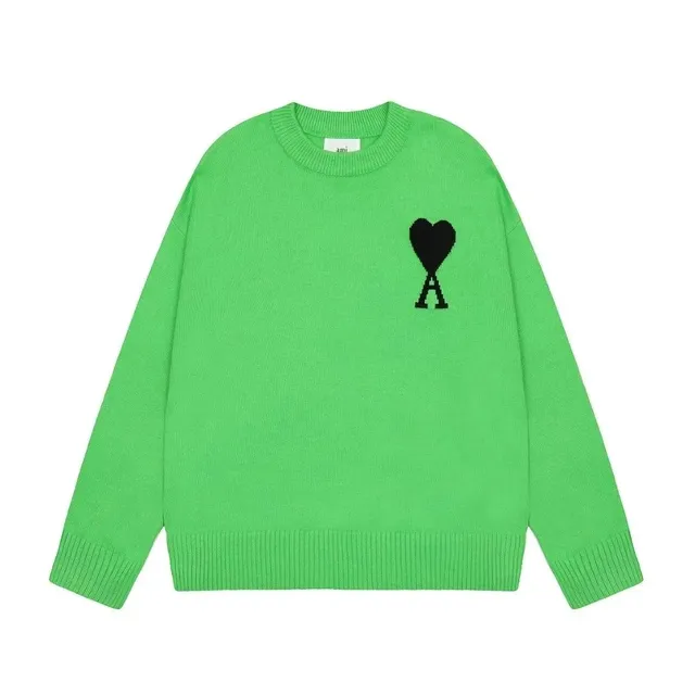 AMI Paris Knit Sweater Heart Logo