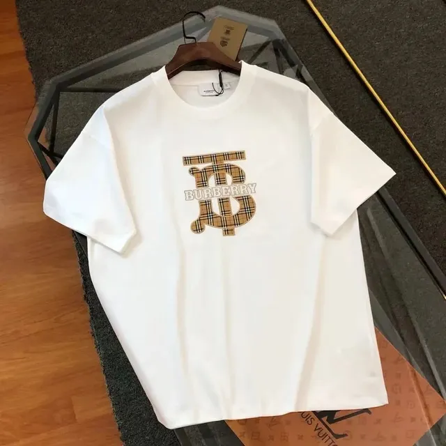 Burberry Logo T-Shirt Checkered Monogram